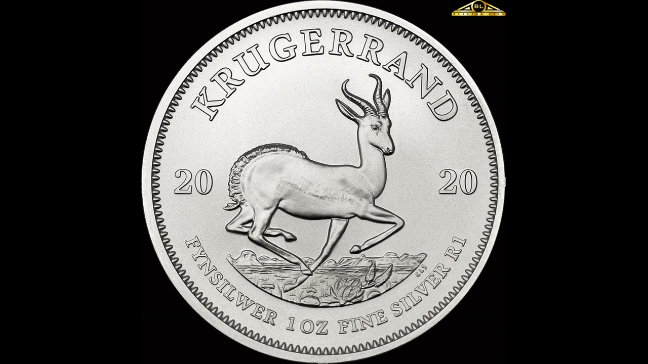 Bullion List Browse 1 oz South African Mint Silver Krugerrand Coin 2020